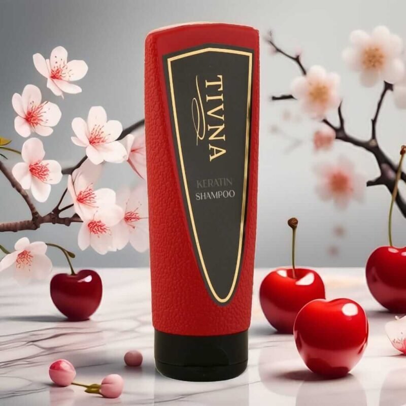 TIVNA Premium Keratin Şampuan – Sülfatsız, Saç Onarıcı, Kökten Uca Besleyici, Günlük Kullanım İçin İdeal.