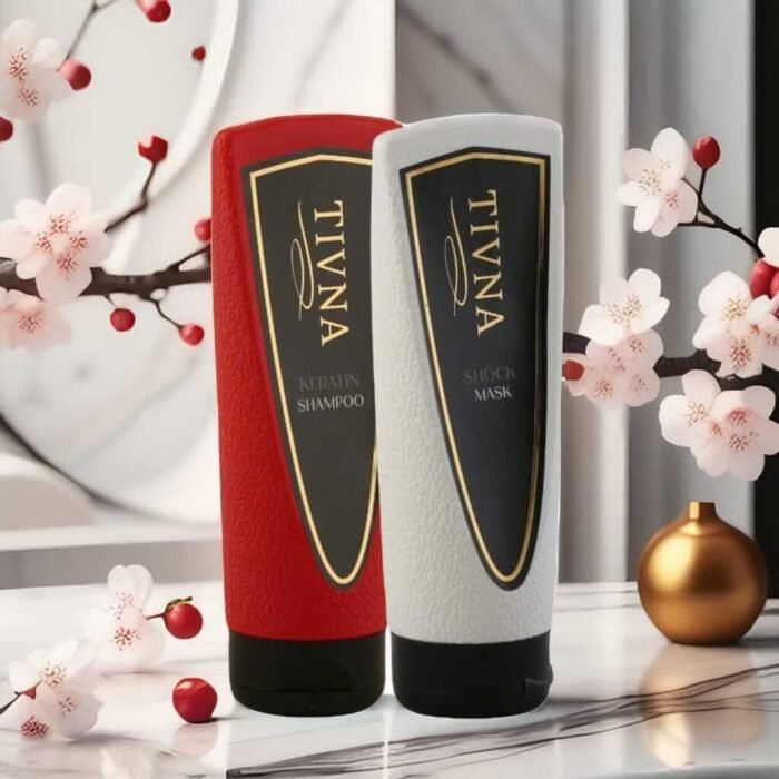 Tivna ikili saç bakım seti, şampuan ve maske kombinasyonu ile saçı derinlemesine besler.